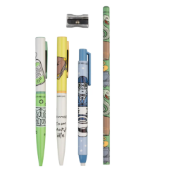 POT A CRAYONS ET ENSEMBLE D'ECRITURE HARRY POTTER