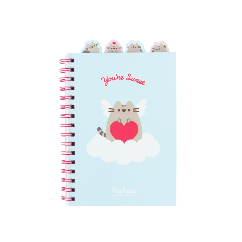 CARNET AVEC INTERCALAIRES PUSHEEN PURRFECT LOVE COLLECTION