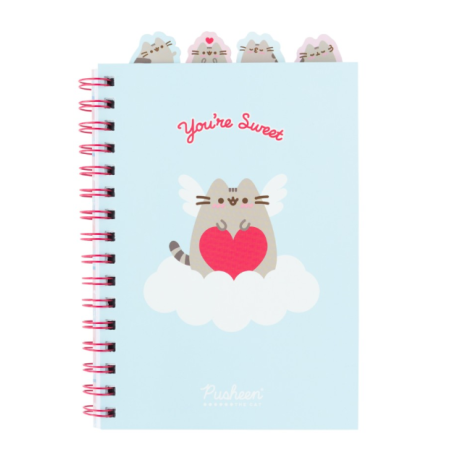 CARNET AVEC INTERCALAIRES PUSHEEN PURRFECT LOVE COLLECTION