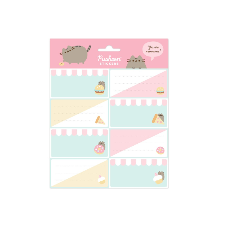 ÉTIQUETTES ADHÉSIVES PUSHEEN FOODIE COLLECTION