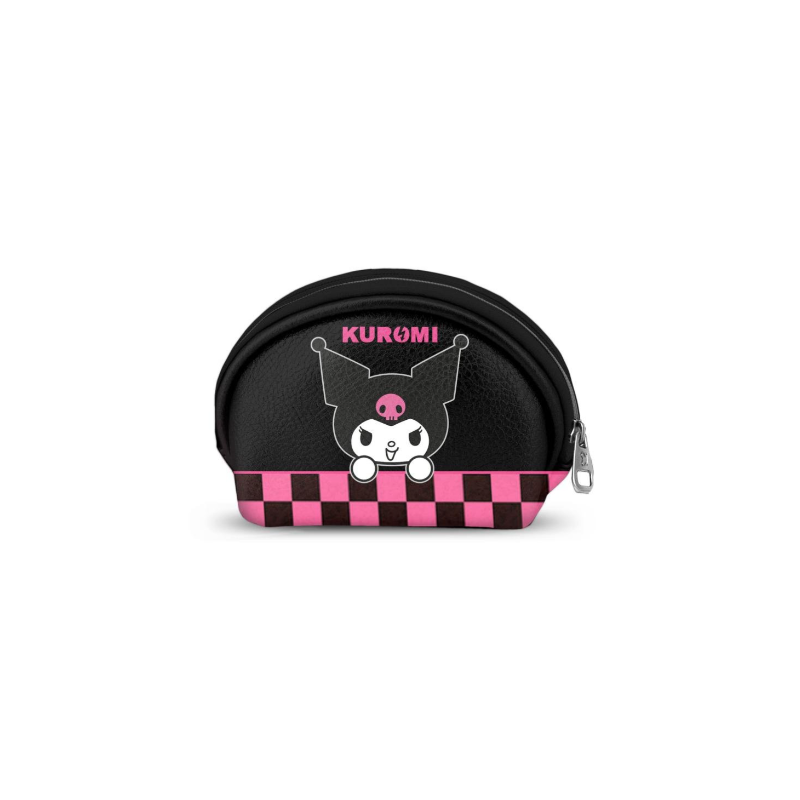 Porte-monnaie oval Kuromi - Hello Kitty