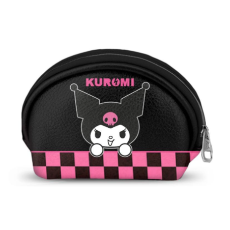 Porte-monnaie oval Kuromi - Hello Kitty