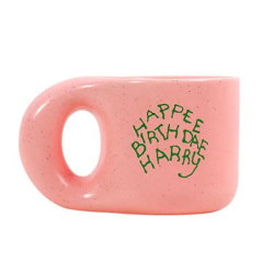 Ensemble cadeau tasse et soucoupe "Happee Birthdae Harry" Harry Potter
