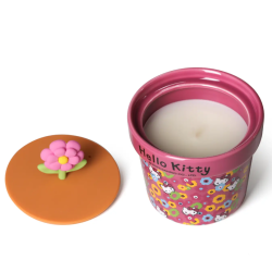 Bougie Hello Kitty parfum de rose et de fleur de cerisier