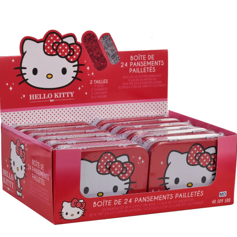 Boîte de 24 Pansements Hello Kitty