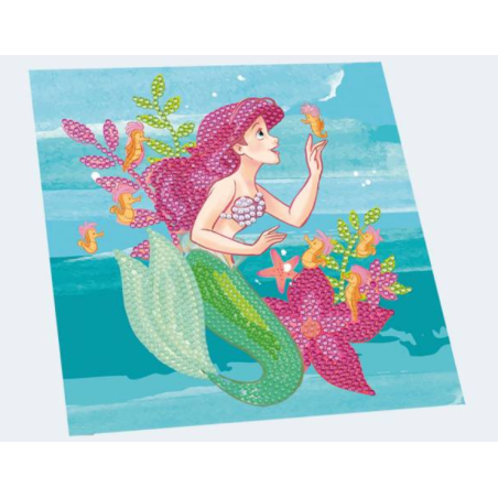 Crystal Art Ariel la petite sirène Disney
