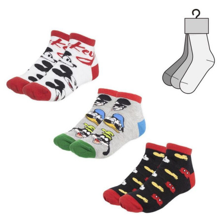 Lot de 3 paires de chaussettes Disney Mickey, tailles : 41-46
