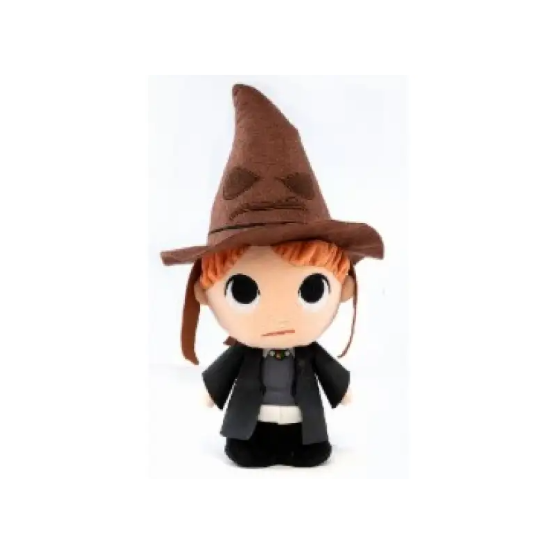 Peluche Ron Weasley avec Choixpeau - Harry Potter