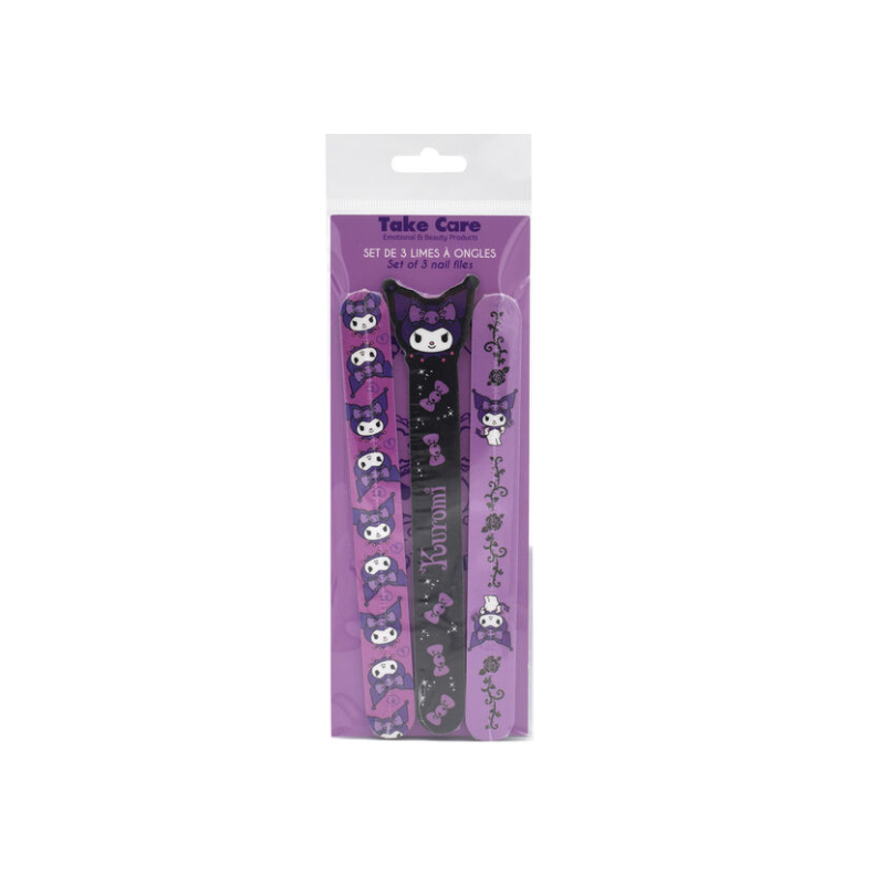 Set de 3 limes à ongles Kuromi - Hello Kitty