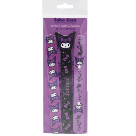 Set de 3 limes à ongles Kuromi - Hello Kitty