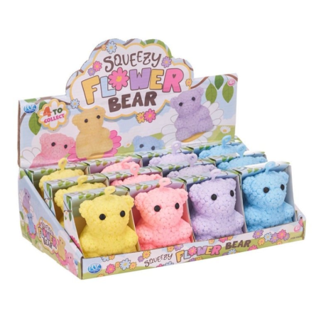 Blind box figurine squishy flower bear