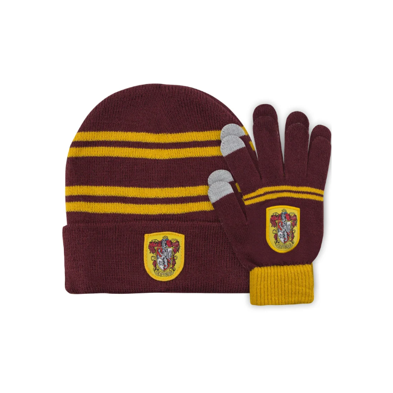 Bonnet + gants Gryffondor ( enfant ) - Harry Potter