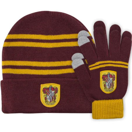 Bonnet + gants Gryffondor ( enfant ) - Harry Potter