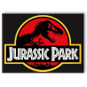 JURASSIC PARK - Logo - aimant 6.3x8.9cm