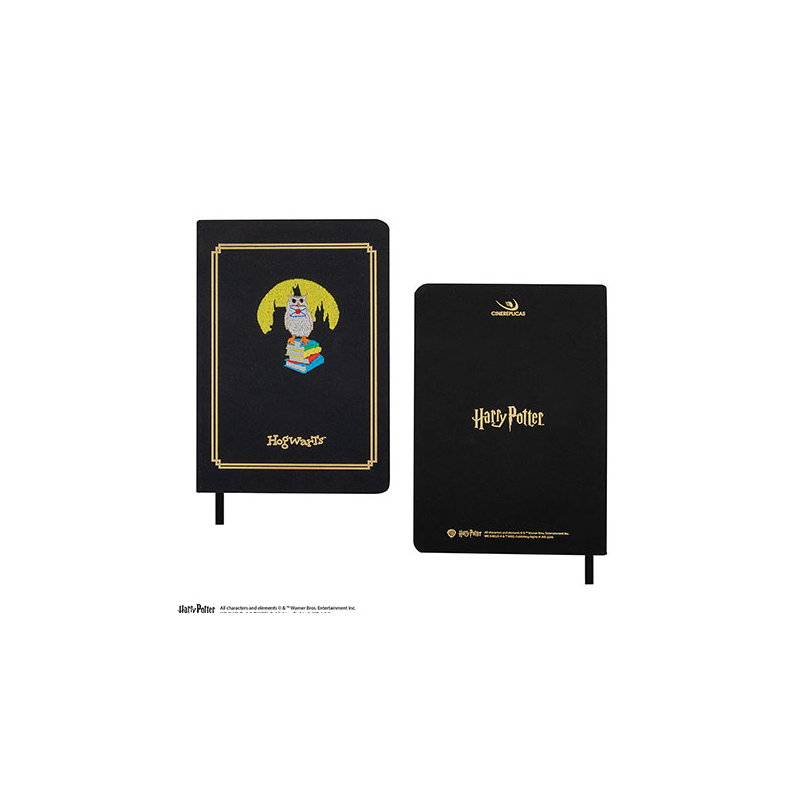 Carnet brodé Hedwige - Harry Potter