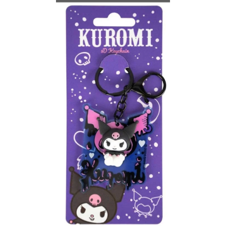 Porte-clé 3D Kuromi - Hello Kitty