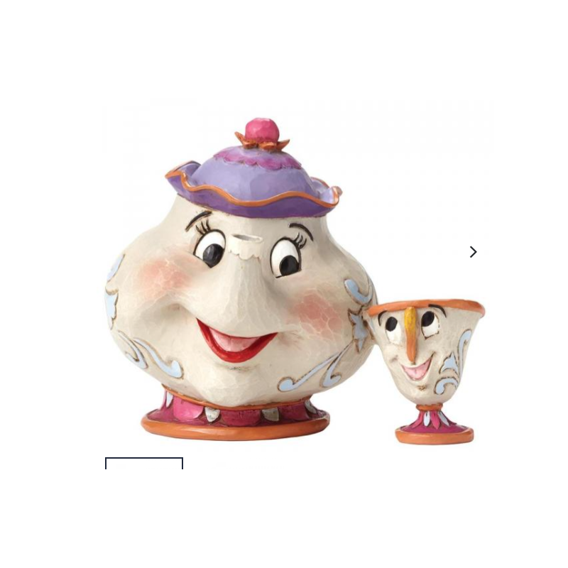 Figurine Mme Samovar et Chip - Belle et la Bête - Disney