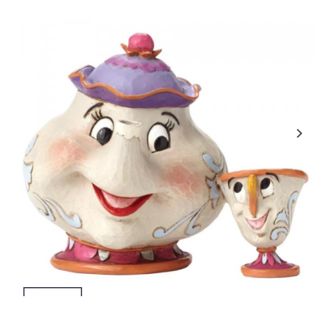 Figurine Mme Samovar et Chip - Belle et la Bête - Disney