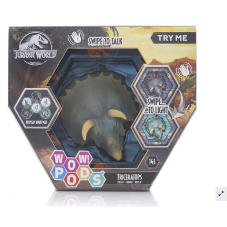 Figurine WOW!POD - Triceratops - Jurassic World