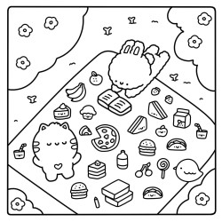 Coloriage Cozy colo - Douceurs d'été