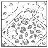 Coloriage Cozy colo - Douceurs d'été