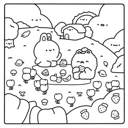 Coloriage Cozy colo - Douceurs d'été