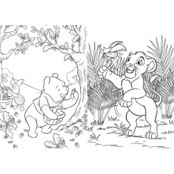 Coloriage Nature Disney