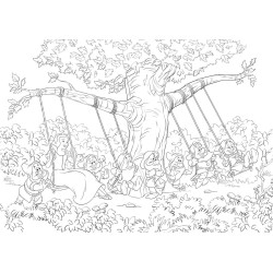 Coloriage Nature Disney