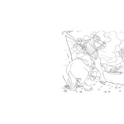 Coloriage Princesses à travers les saisons disney