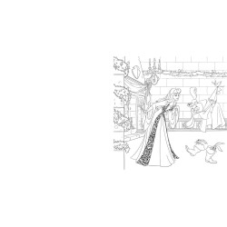 Coloriage Princesses à travers les saisons disney