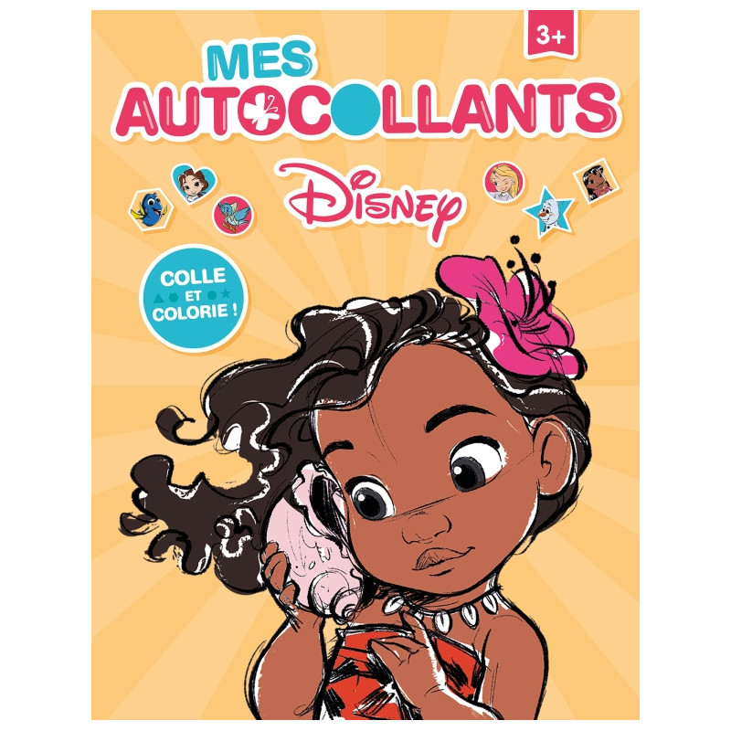 Coloriage DISNEY PRINCESSES - Mes Autocollants