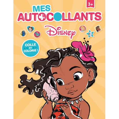 Coloriage DISNEY PRINCESSES - Mes Autocollants