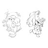 Coloriage DISNEY PRINCESSES - Mes Autocollants
