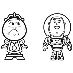 Coloriage DISNEY BABY - Mes colos + autocollants