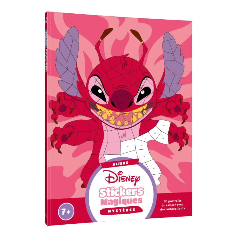 coloriage DISNEY - Mes stickers magiques - Mystères - Aliens