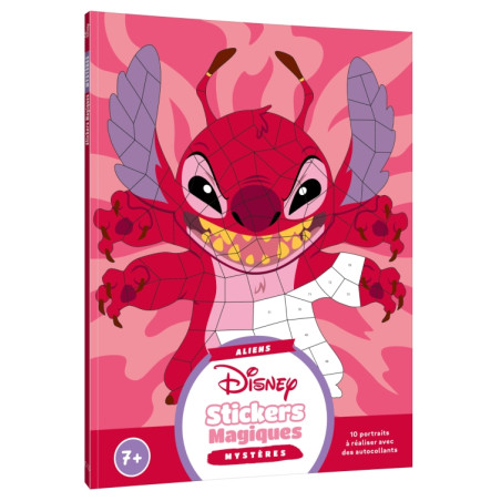 coloriage DISNEY - Mes stickers magiques - Mystères - Aliens