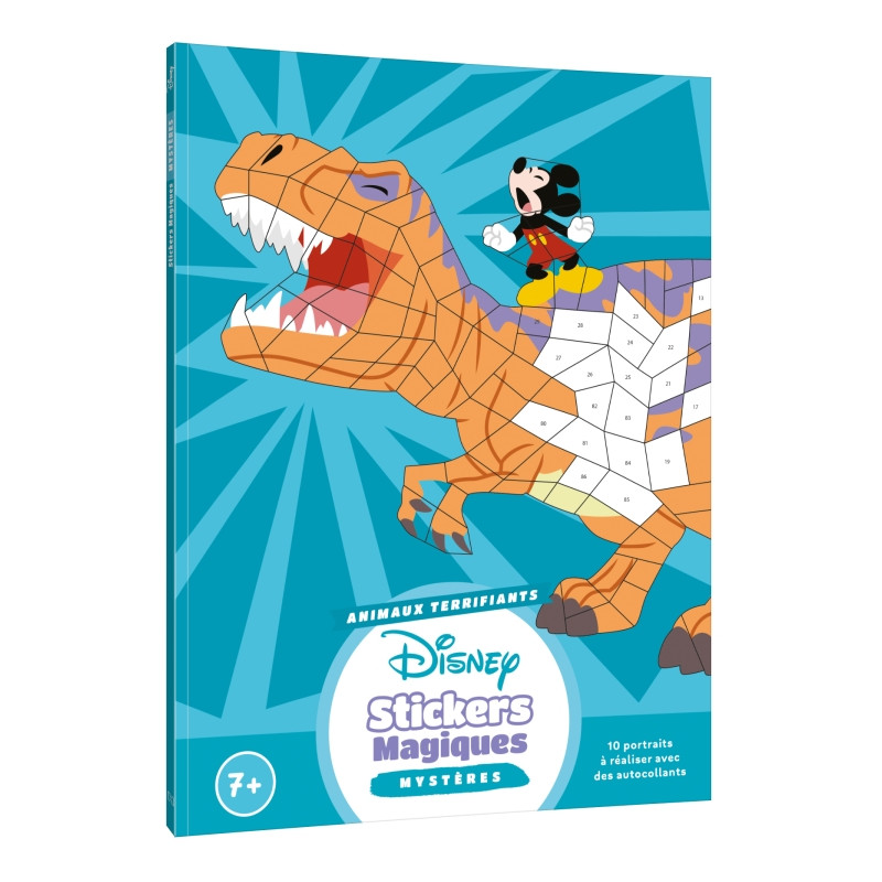 coloriage DISNEY - Mes stickers magiques - Mystères - Terribles animaux