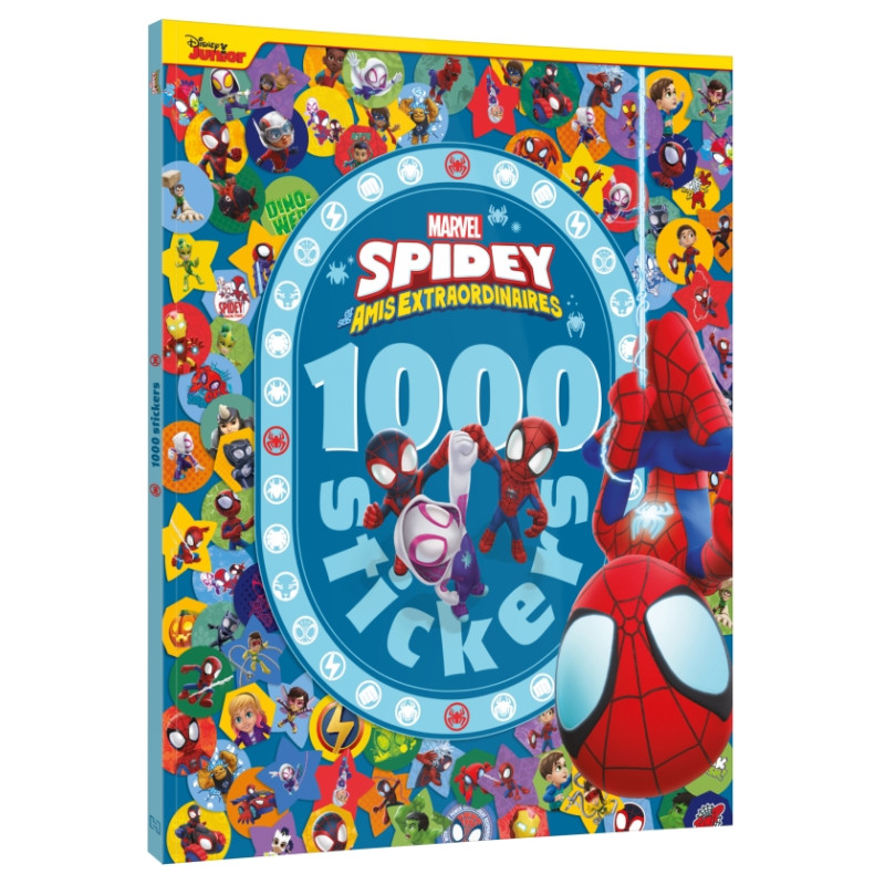 coloriage SPIDEY ET SES AMIS EXTRAORDINAIRES - 1000 Stickers - MARVEL