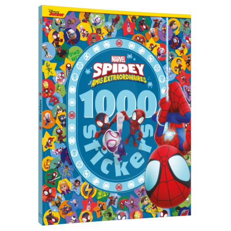coloriage SPIDEY ET SES AMIS EXTRAORDINAIRES - 1000 Stickers - MARVEL