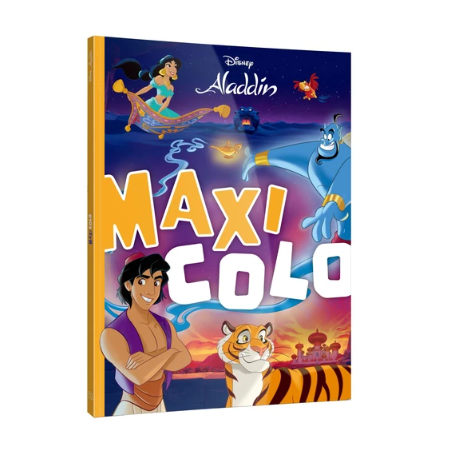 coloriage DISNEY PRINCESSES - MAXI COLO - SPECIAL ALADDIN
