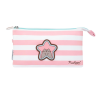 Trousse triple rose - Pusheen