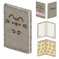 Carnet en peluche Pusheen