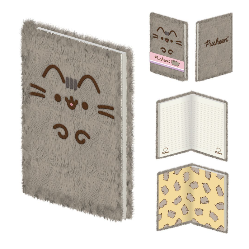 Carnet en peluche Pusheen
