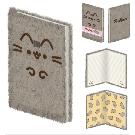Carnet en peluche Pusheen