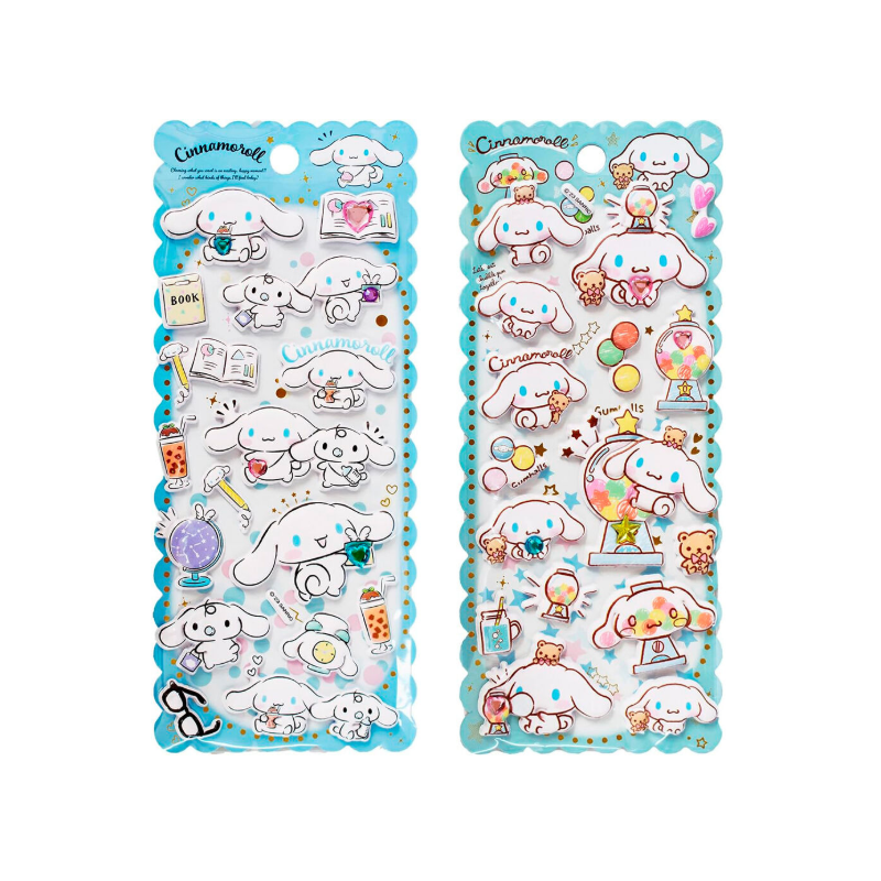Blind Box- Autocollants en relief Cinnamoroll - Hello Kitty