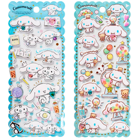 Blind Box- Autocollants en relief Cinnamoroll - Hello Kitty