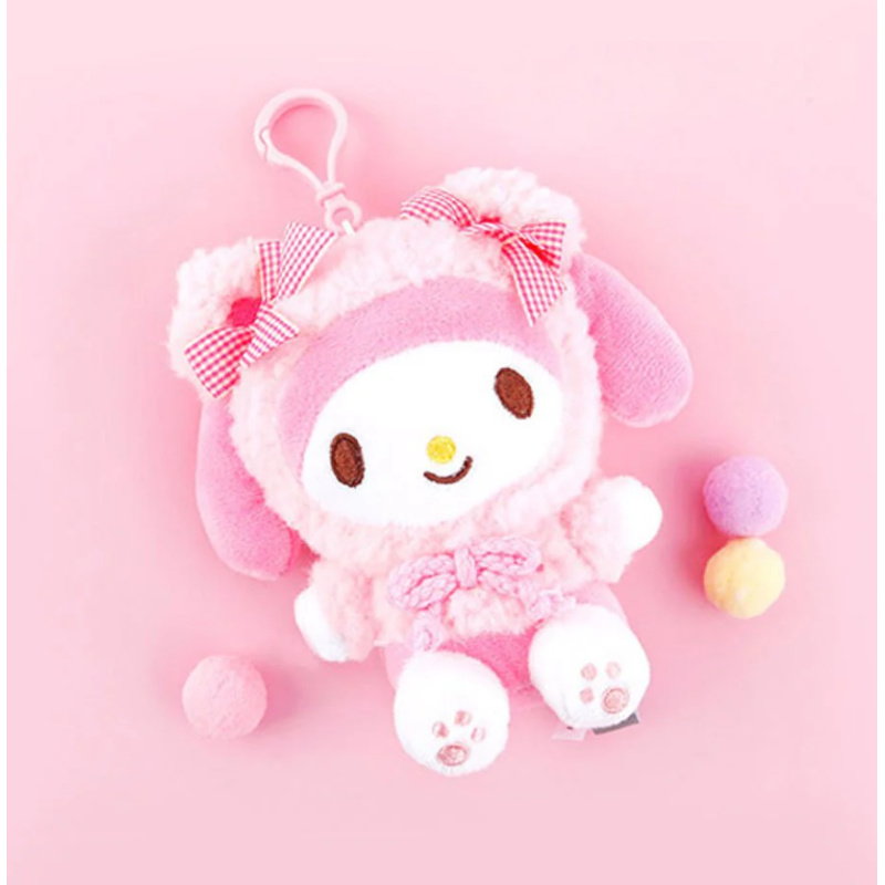 PORTE-CLES PELUCHE MY MELODY SANRIO