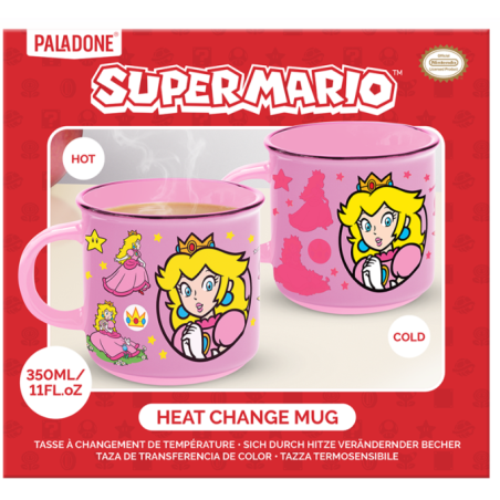 SUPER MARIO - Princesse Peach - Mug Thermoréactif 350ml