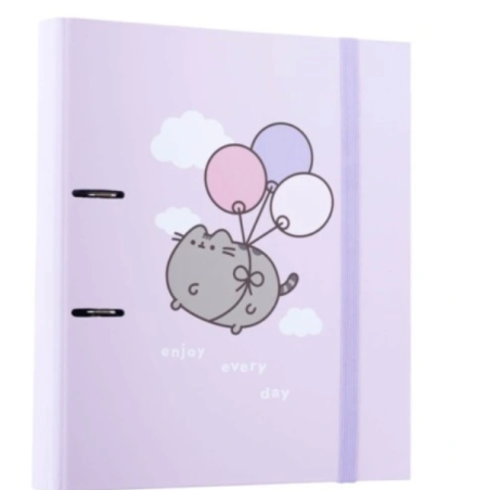 Classeur A4 ballons - Pusheen