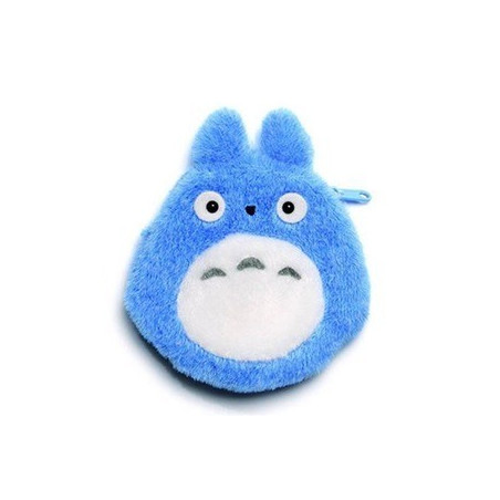 STUDIO GHIBLI - Porte-Monnaie Peluche Totoro Bleu - 12 cm